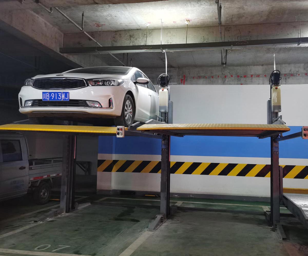 广汉双层简易式机械立体车库维保